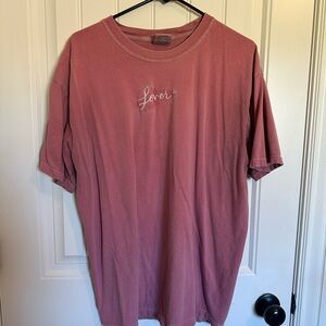 Little Mama Shirt Shop Lover Graphic T-Shirt - Pink